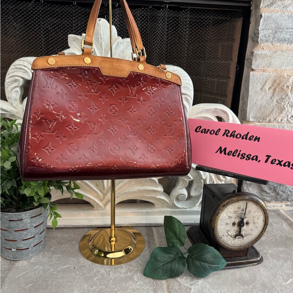 Louis Vuitton Vernis Brea Rouge Bag